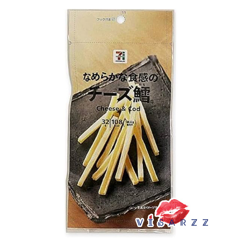 ห่อเล็ก 32g (Exp.04/25) 7-11 Japan Cheese & Cod 32g ทาโร่ชีสจากประเทศญี่ปุ่น หอมนม หวานมัน ทำจากปลาคอดและชีสสูตรดั้งเดิม