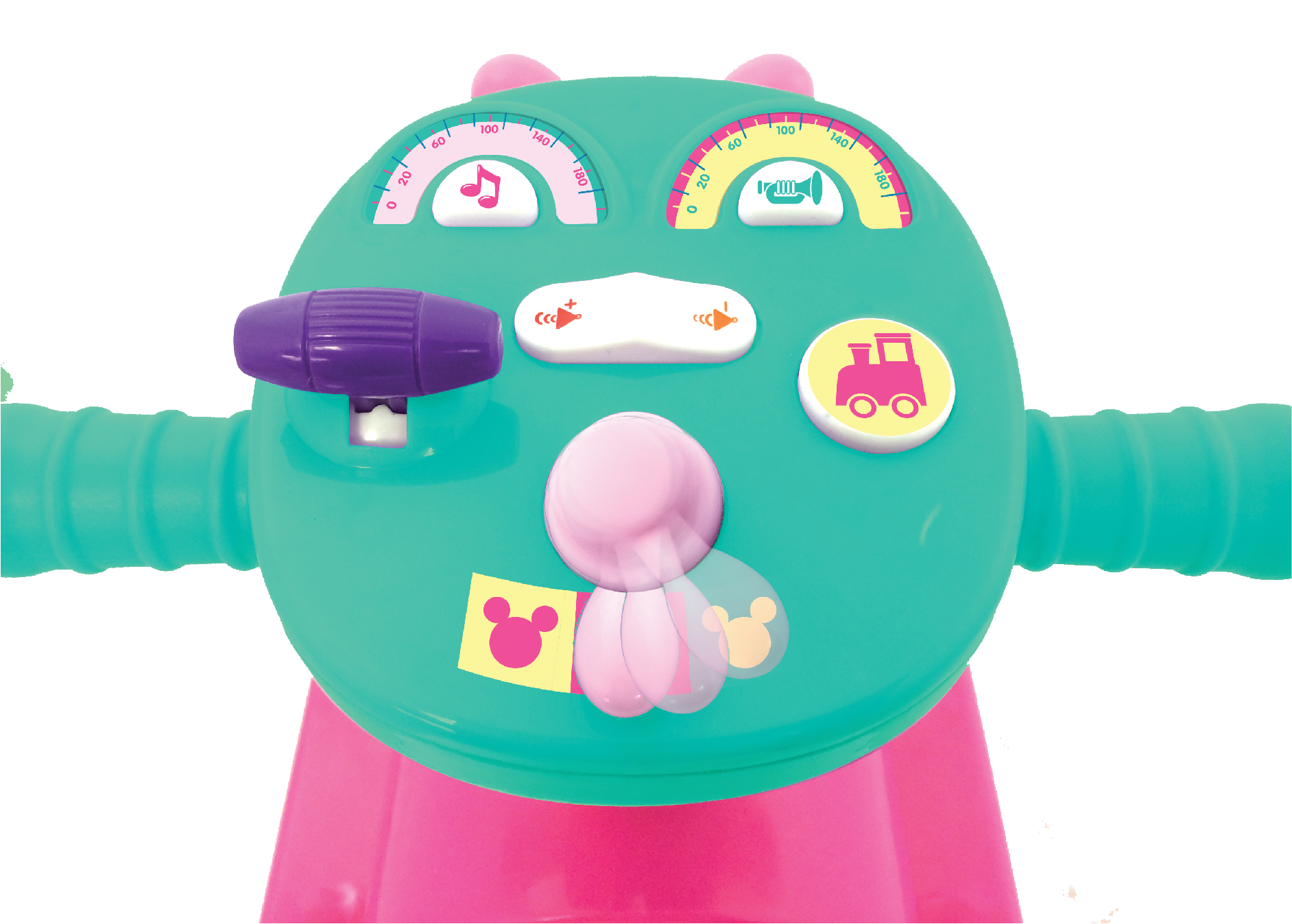 รถขาไถพร้อมกล่องหยอดบล็อค Kiddieland Play 'n Sort Activity Train Ride-On (Minnie Mouse)