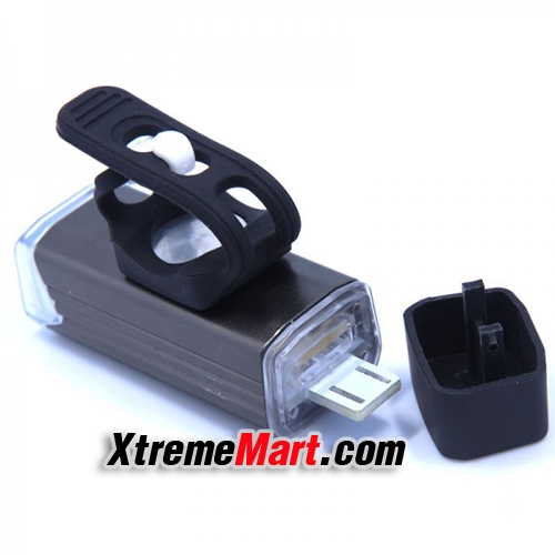 ไฟฉายติดจักรยาน Machfally Light Bicycle USB rechargeable aluminum light 180 lumens LED Front Bike Safety Light