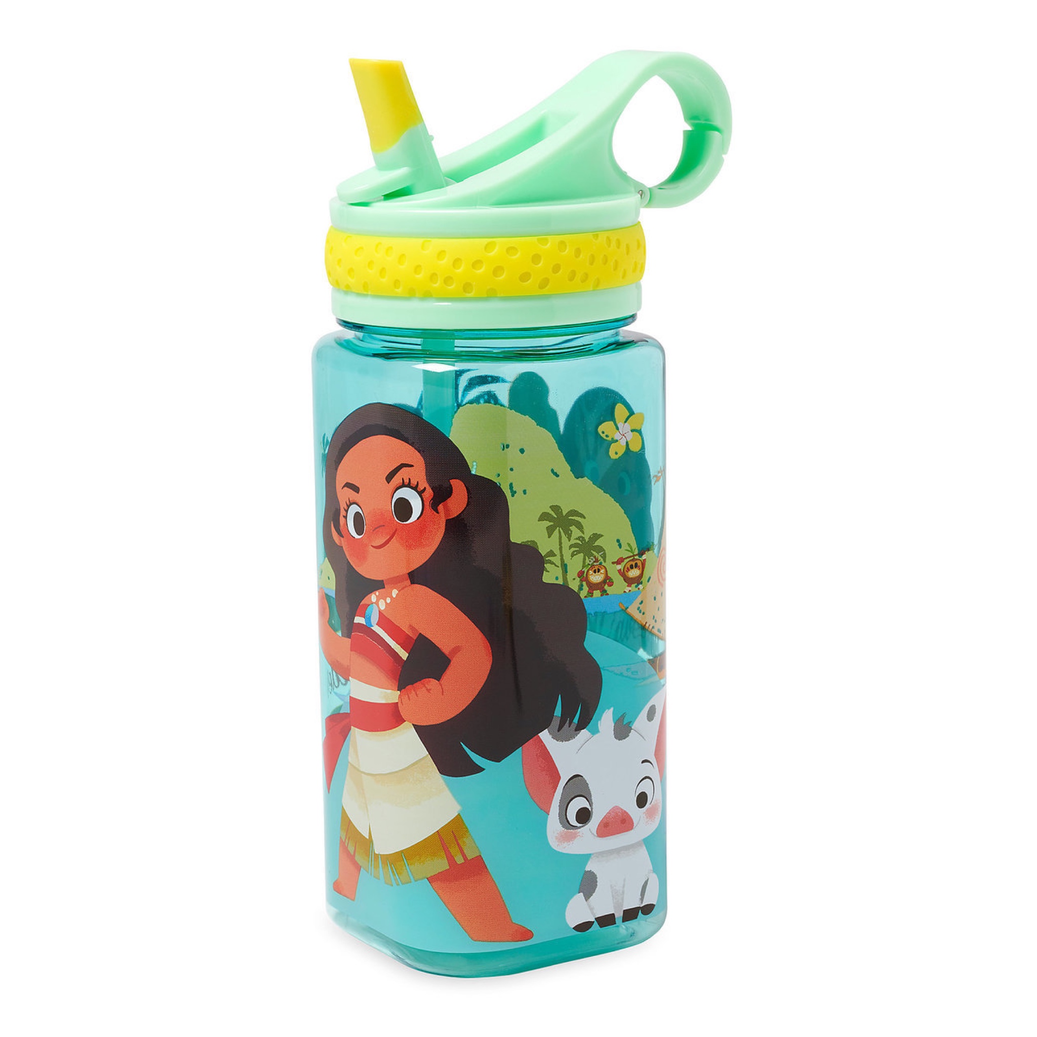กระติกน้ำแบบหลอดดื่มสำหรับเด็ก Disney Water Bottle with Built-In Straw (Moana)
