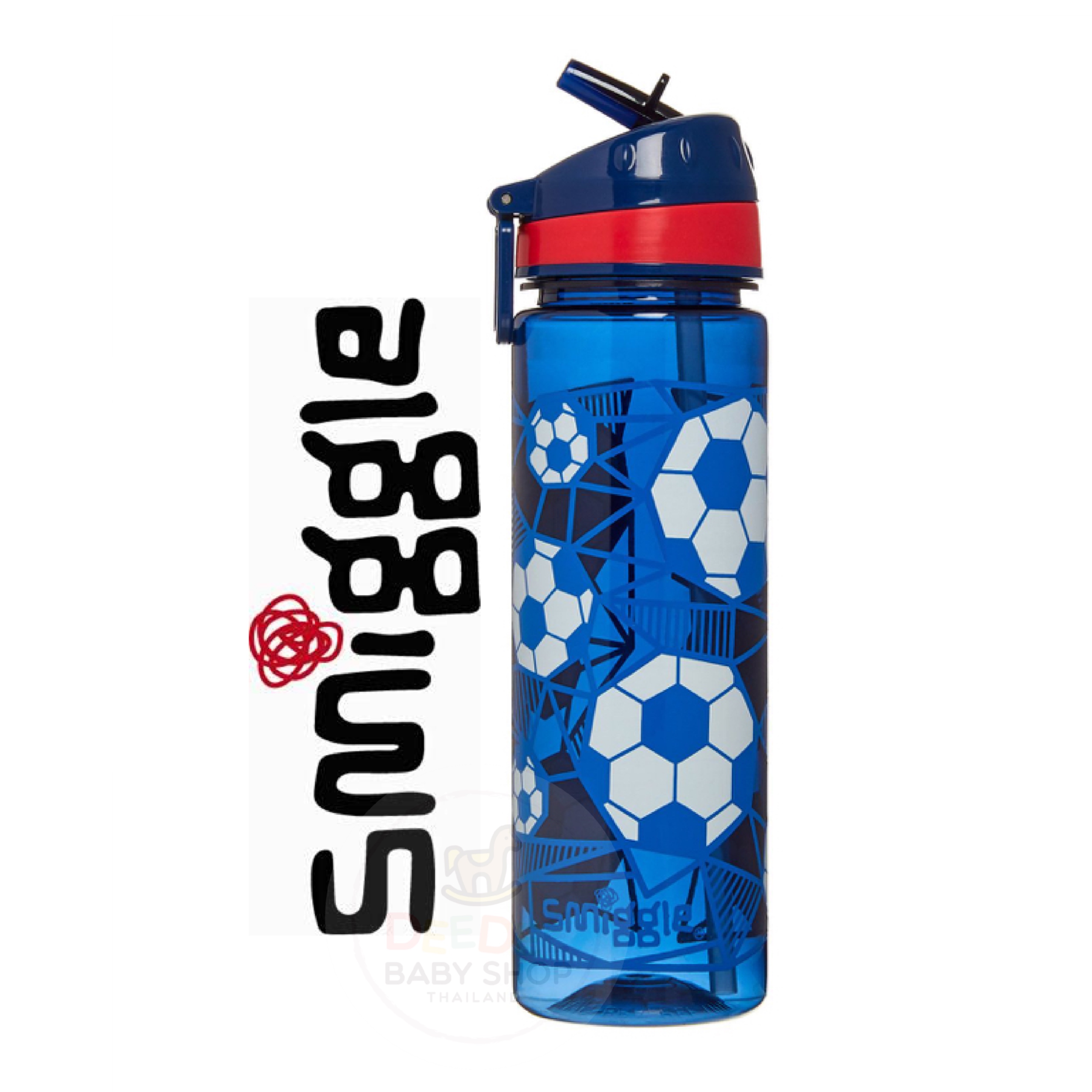 กระติกน้ำชนิดหลอดดื่มสำหรับเด็ก Smiggle Pop Drink Bottle (Navy)
