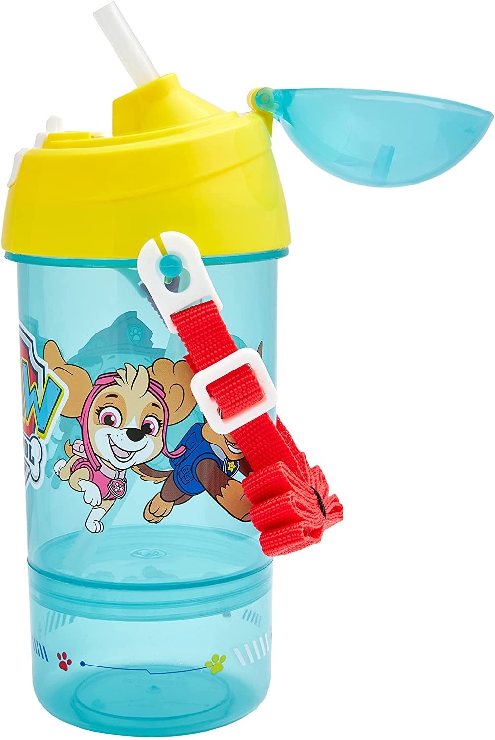 กระติกน้ำพร้อมกล่องบรรจุของว่าง DNC Polar Bear Paw Patrol Team Sip and Snack Canteen