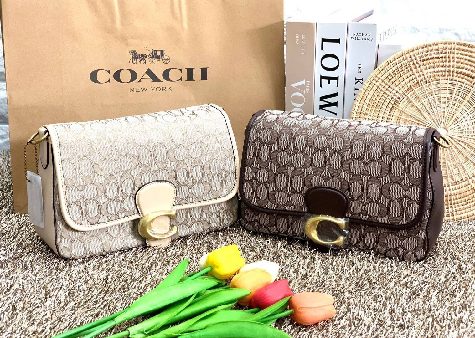 COACH SOFT TABBY EUROPEAN CLASSIC UPGRADE PORTABLE BAG C4821 (แอดไลน์ก่อนสั่งซื้อ)
