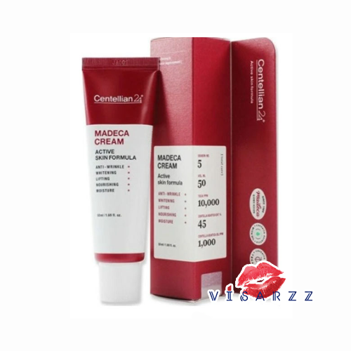 (50mL) Centellian 24 Madeca Cream Active Skin Formula ครีมสำหรับผู้เป็นสิว และผิวไม่แข็งแรง ด้วยพลังสารสกัด TEAC 10,000PPM สารสกัดจากใบบัวบก 45% น้ำมันใบบัวบก 1,000PPM