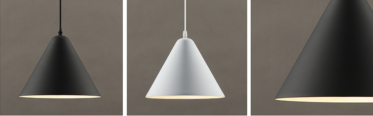 โคมไฟห้อยเพดานทรงสามเหลี่ยมคว่ำโมเดิร์น 35x30cm [A3530]