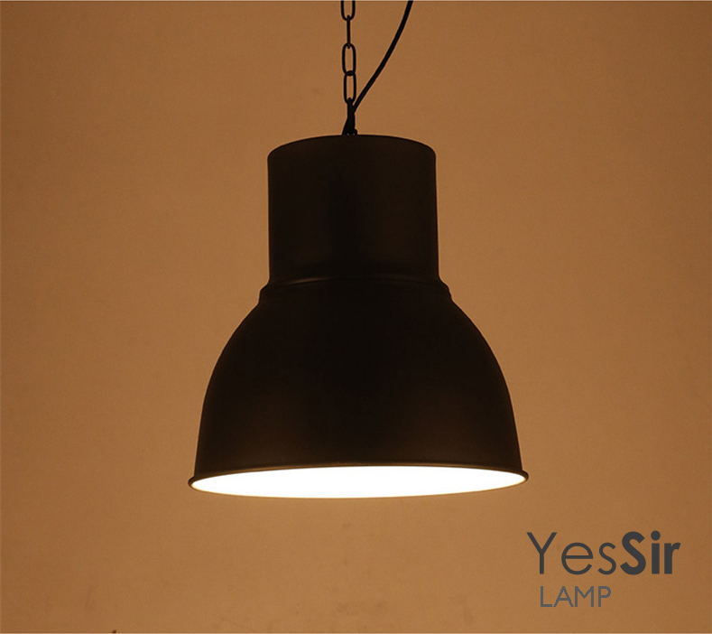 โคมไฟห้อยเพดานนอร์ดิก Jumbo สีดำ