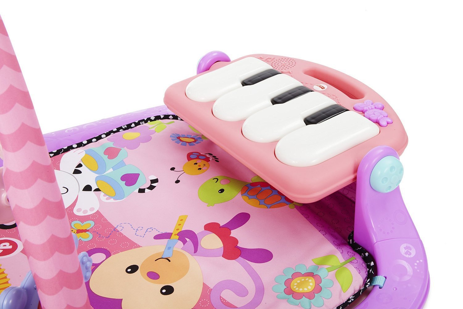 เพลย์ยิมเสริมพัฒนาการ Fisher-Price Kick 'n Play Piano Gym (Pink)