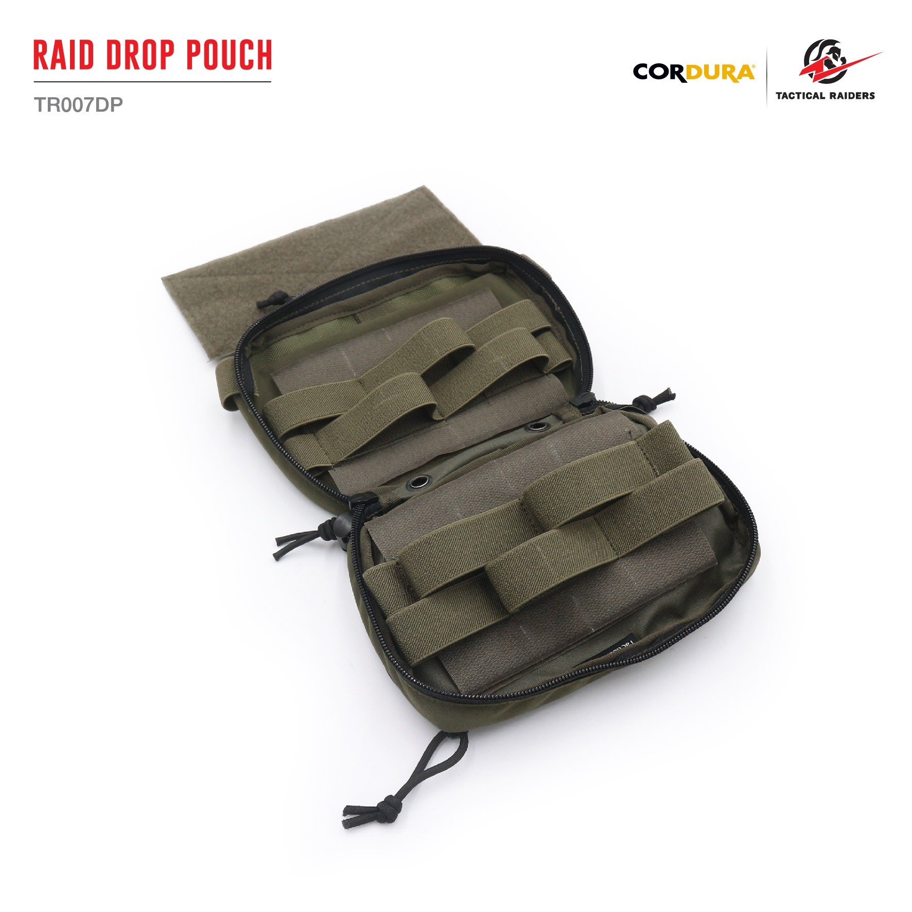 🇹🇭⫸ กระเป๋าเสริมติดเวส RAID DROP POUCH [ TR007DP ] ( Tactical Rider )