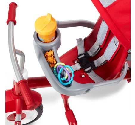 รถเข็นเด็กและรถจักรยานสามล้อเอนกประสงค์ Radio Flyer 5-in-1 Stroll 'n Trike