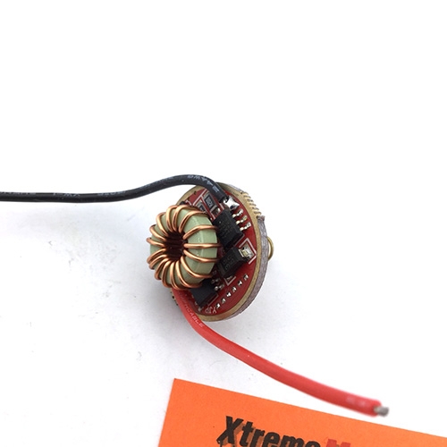 วงจรขับหลอด LED XM-L , XM-L2 8.25W 3V-8.4V 2500mA 5-Mode LED Driver Circuit Board , Diameter 22mm with Spring (ชิ้นละ)