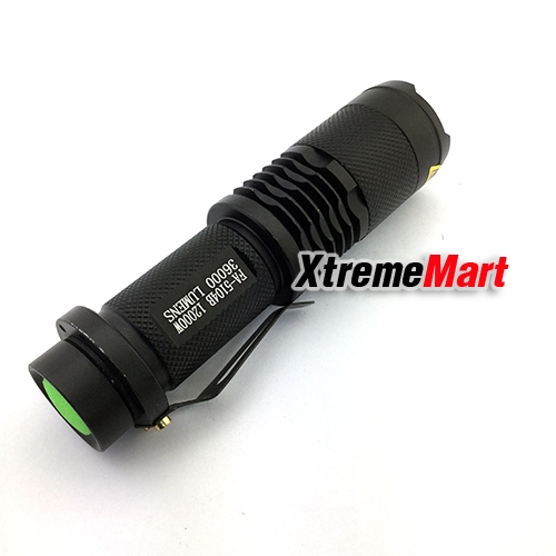ชุดเซตไฟฉายซูม UltraFire รุ่น FA-5104B แสงสีขาว XML T6 LED Zoom Flashlight (Version 2)