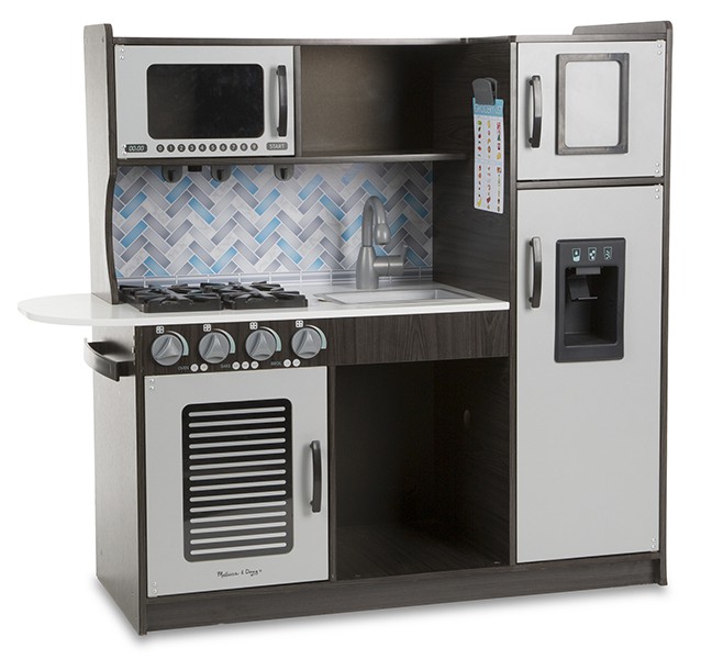 ชุดครัวจำลองสำหรับเด็ก Melissa & Doug Chef's Kitchen (Charcoal)