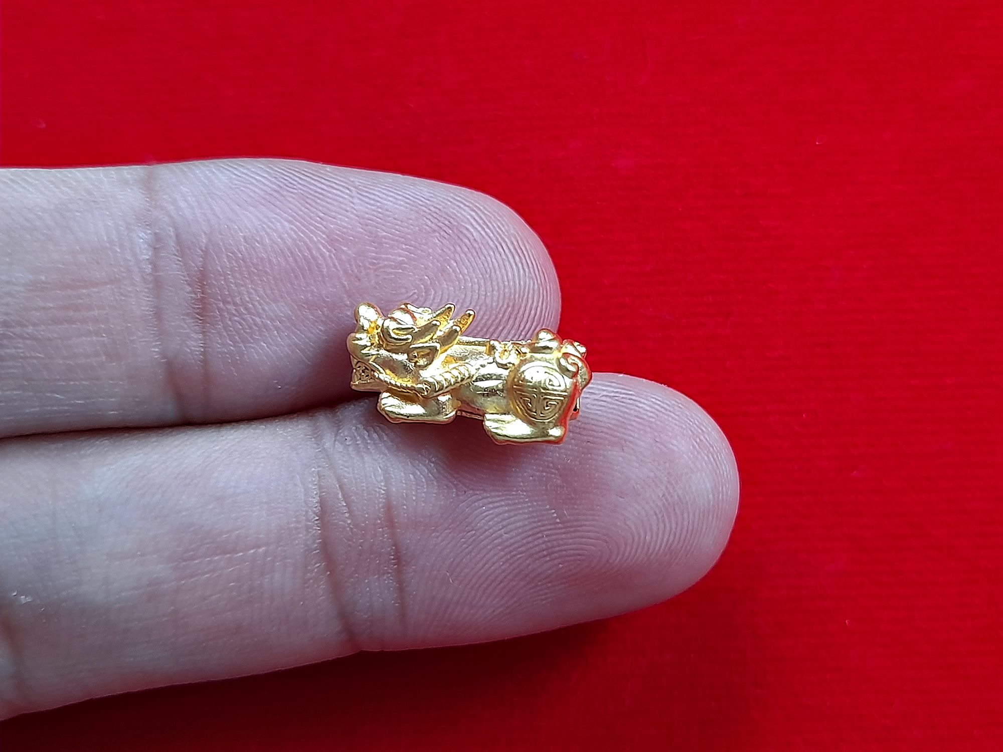 ปี่เซี๊ยะ รุ่นแรก เนื้อทองคำแท้ ตอกโค็ดจี้กง ปี2564 #รับประกันแท้