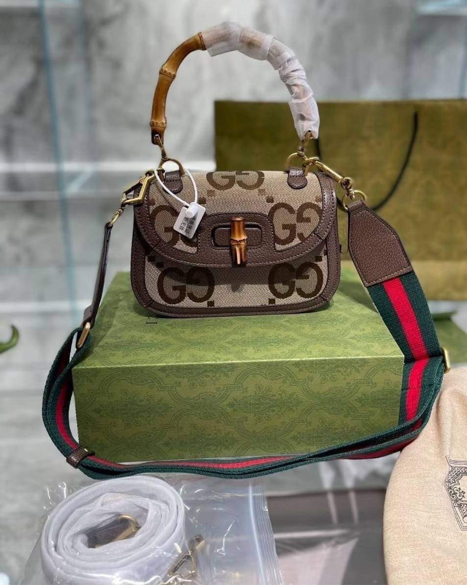 Gucci Bamboo 1947 jumbo GG mini bag (แอดไลน์ก่อนสั่งซื้อ)