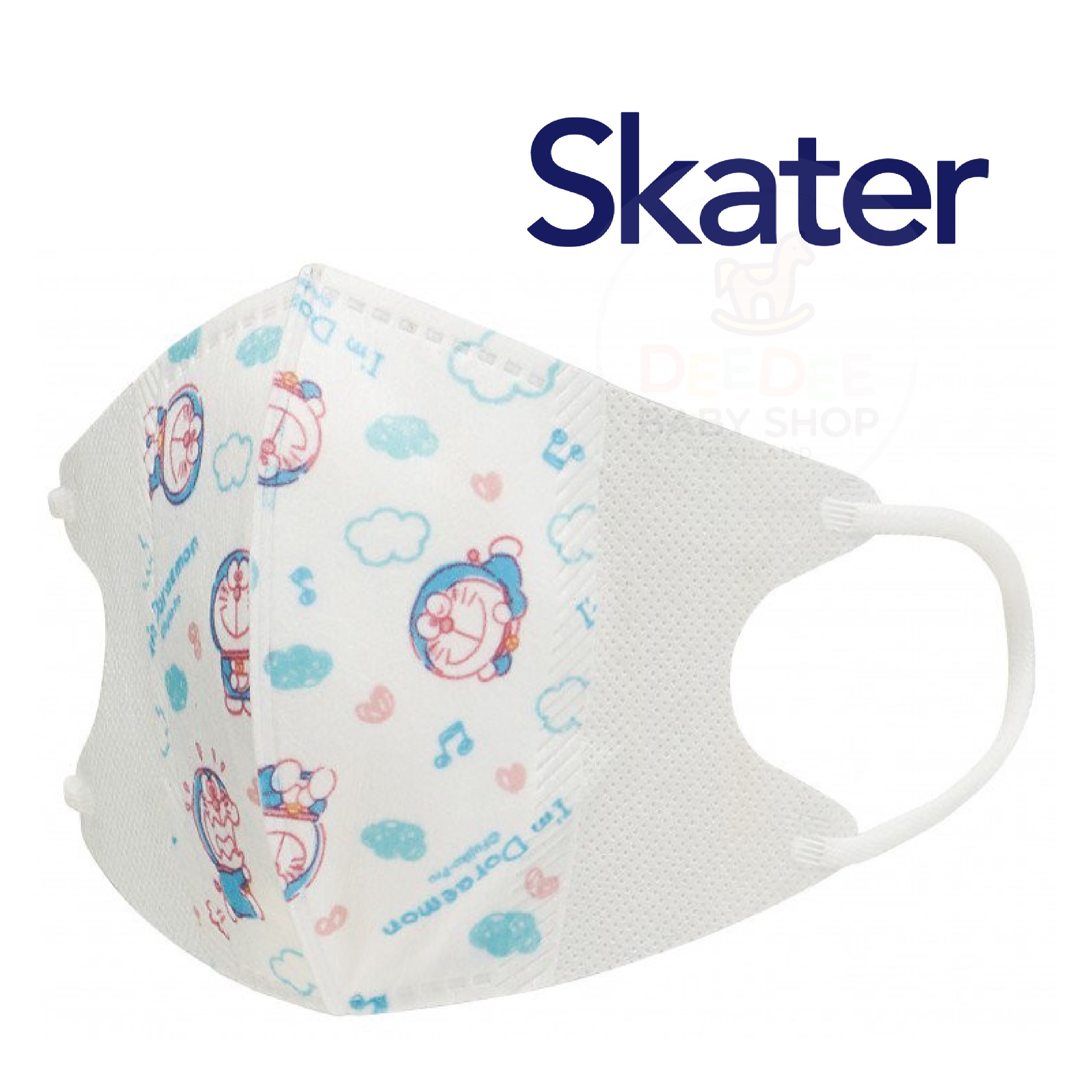 หน้ากากอนามัยสำหรับเด็ก Skater Doraemon 3D Mask for Children (Pack of 10)
