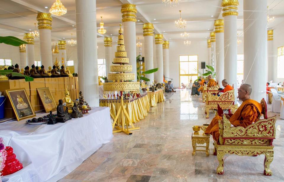 หลวงพ่อเจ็ดกษัตริย์ พระพุทธสิริสัตตราช ( พระบูชา ขนาดหน้าตัก 3 นิ้ว เนื้อโลหะชนวน ปิดทองคำแท้ )