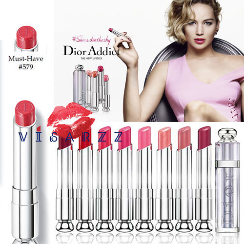 (Tester ฝาขาว No Box ราคาพิเศษเนื่องจากลิปมีรอยฝาที่ผิวนิดนึงค่ะ) Dior Addict Lipstick 3.5g # 579 Must-Have สินค้าขนาดปกติ