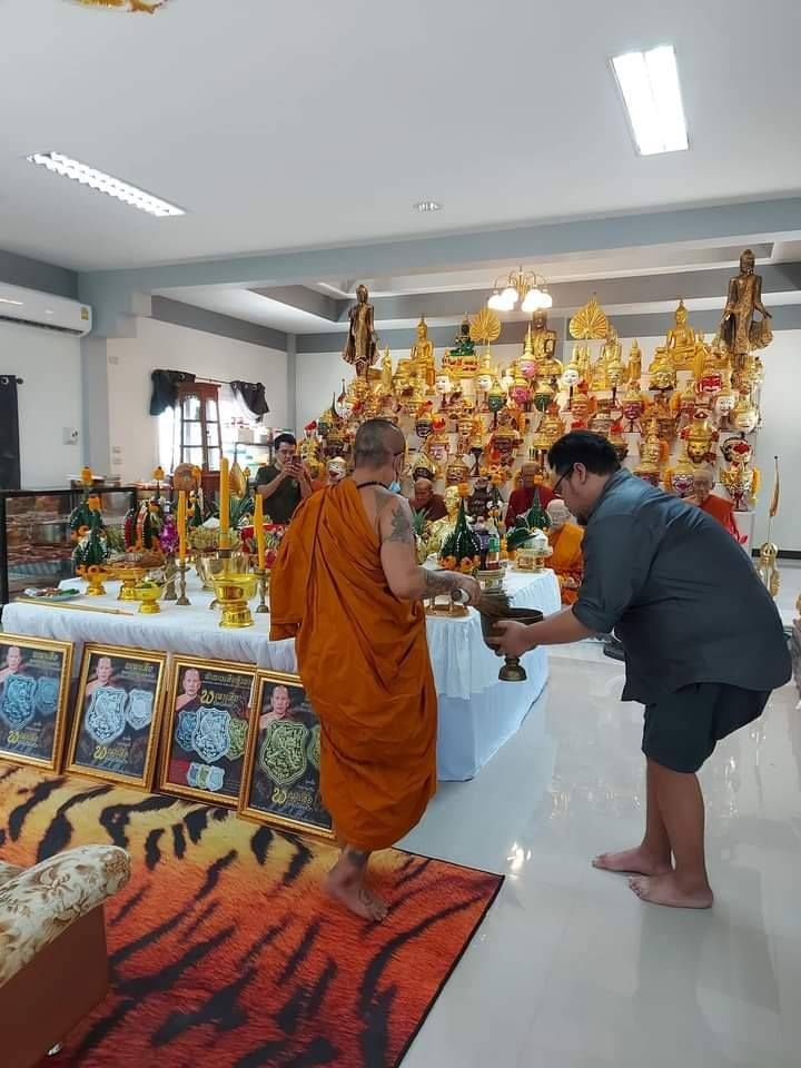 เหรียญ พญาเสือ พฆัคฆ์ติดปีก เลื่อนยศ เนื้อปลอกกระสุนปืน ปี2565 #รับประกันแท้ - หลวงพ่อไฉน วัดสังฆปรีดี จ.ขอนแก่น