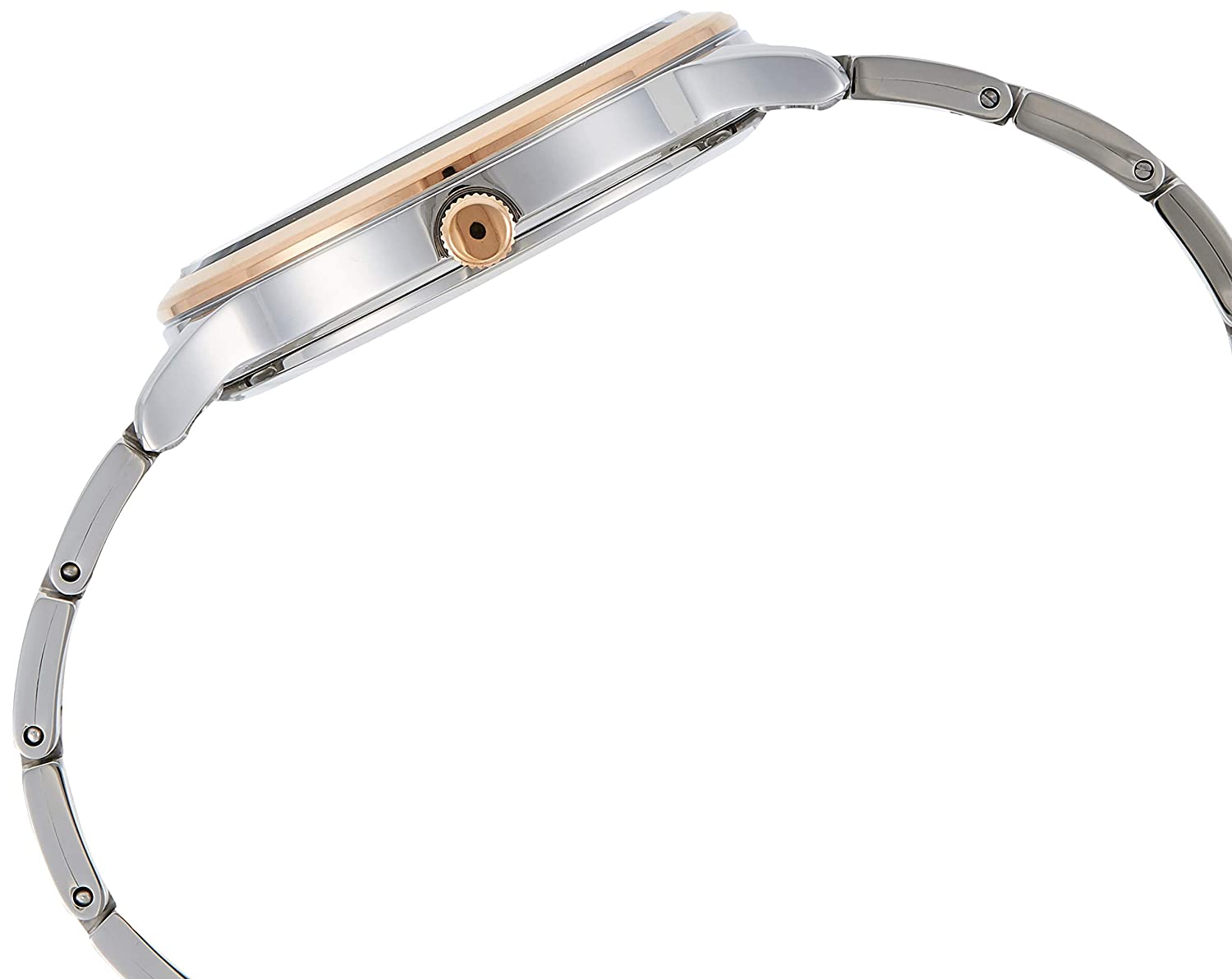 Karnvera Shop นาฬิกาข้อมือผู้ชาย Seiko Essentials Quartz Brown Dial Stainless Steel Men's Watch SGEH90P1