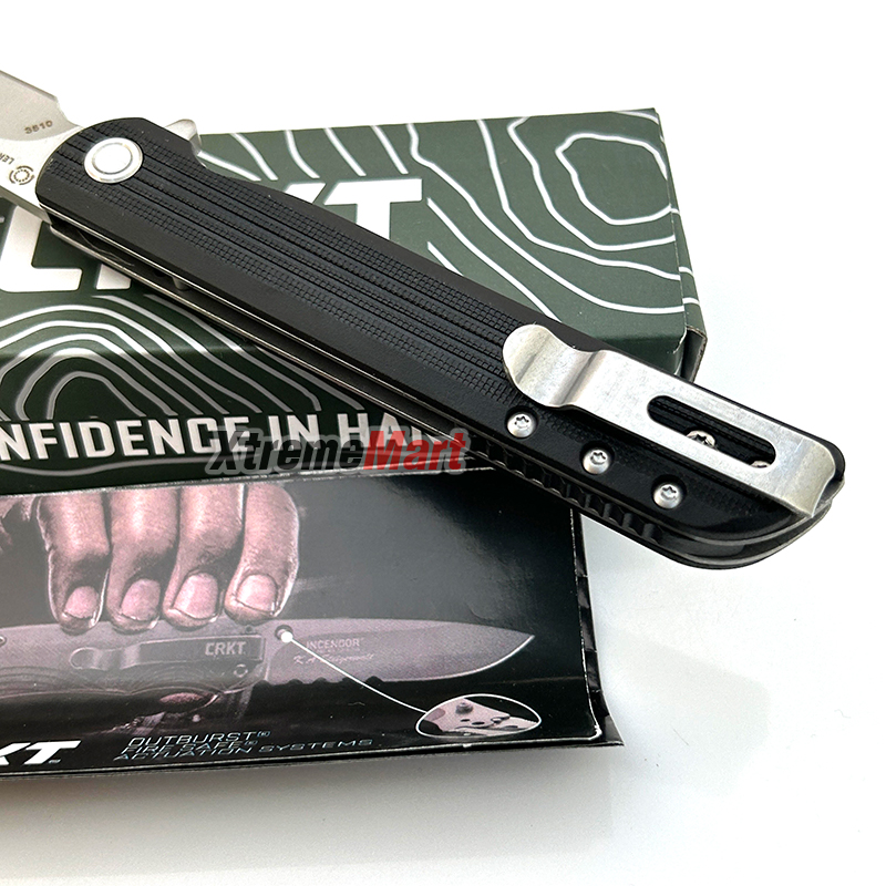 มีดพับ CRKT รุ่น 3810 Plain Blade Folding Pocket Knife ด้ามสีดำ (เล่มละ)