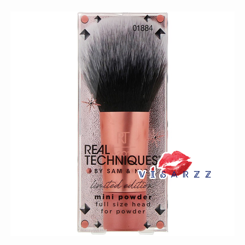 (Limited #01884) Real Techniques Mini Powder Full Size Head for Powder RT201 แปรงแต่งหน้าขนาดมินิที่หัวแปรงเท่ากับไซส์จริง สะดวกกับการพกพา แต่ยังได้พุ่มแปรงขนาดเท่ากับปกติ