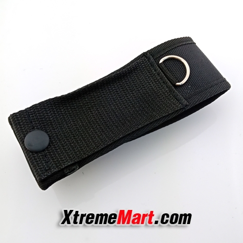 ซองไฟฉายไนล่อน สำหรับไฟฉาย Ultrafire C8, Convoy C8 Flashlight Nylon Sheath Pouch Holder Holster (Black)
