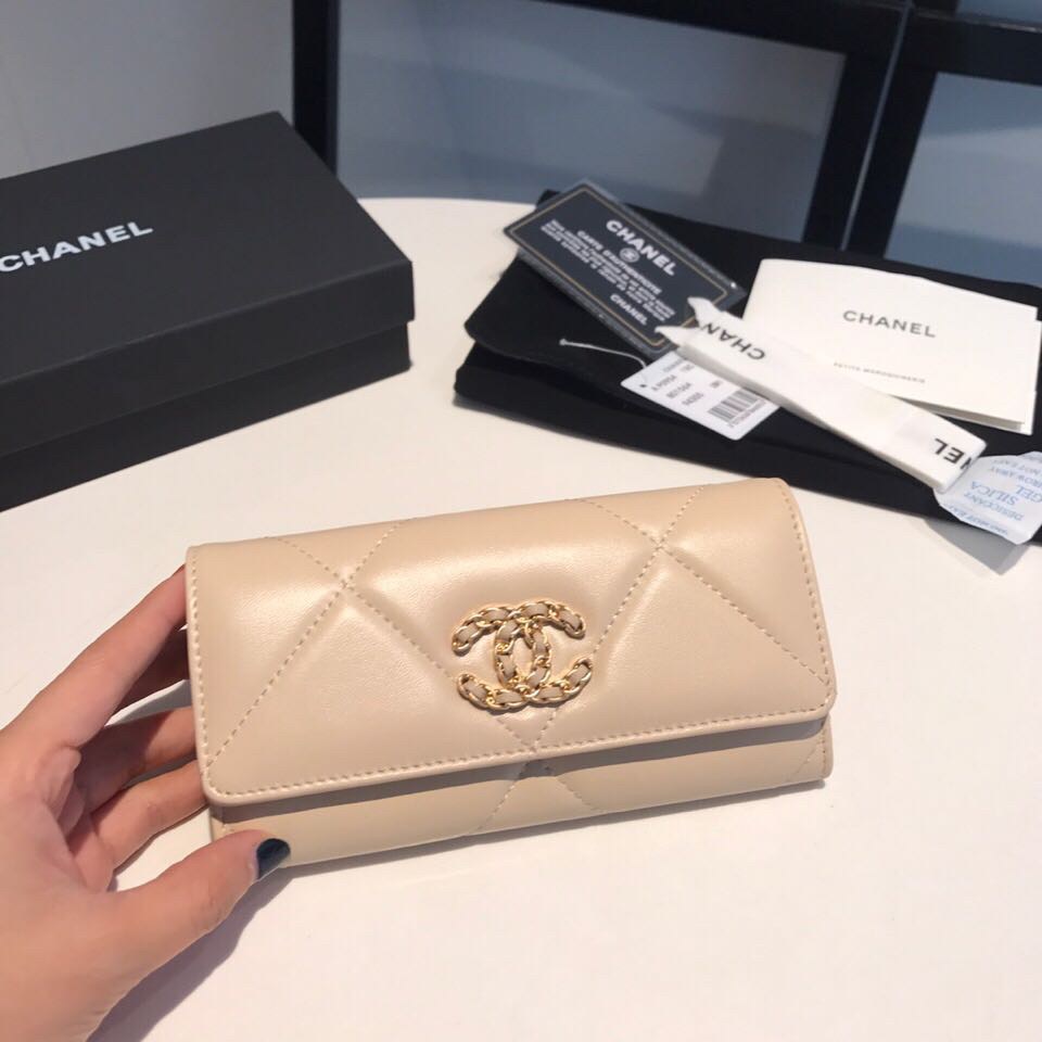 กระเป๋าสตางค์ cn wallet ใบยาว หนังแกะ มีหลายสี