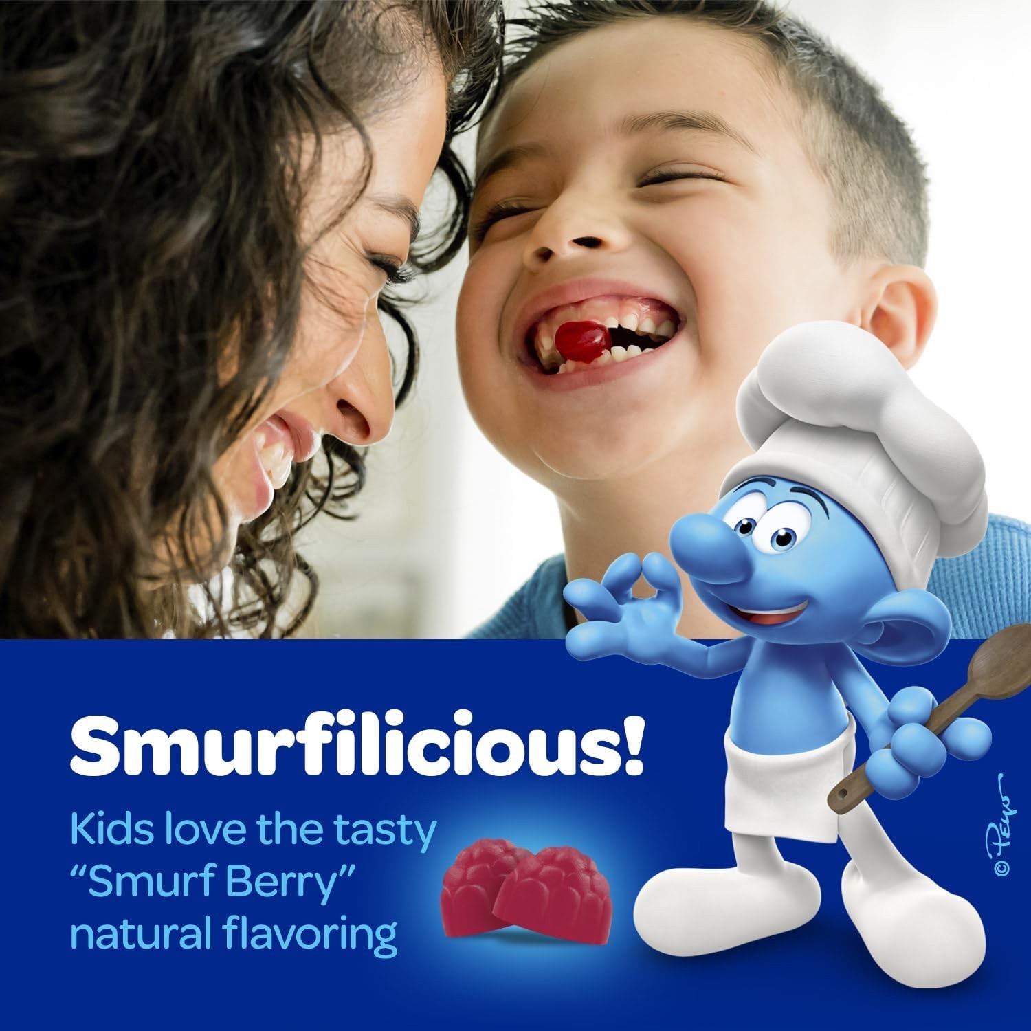 วิตามินชนิดกัมมี่สำหรับเด็ก The SMURFS Kids Gummy - Calm & Relaxed