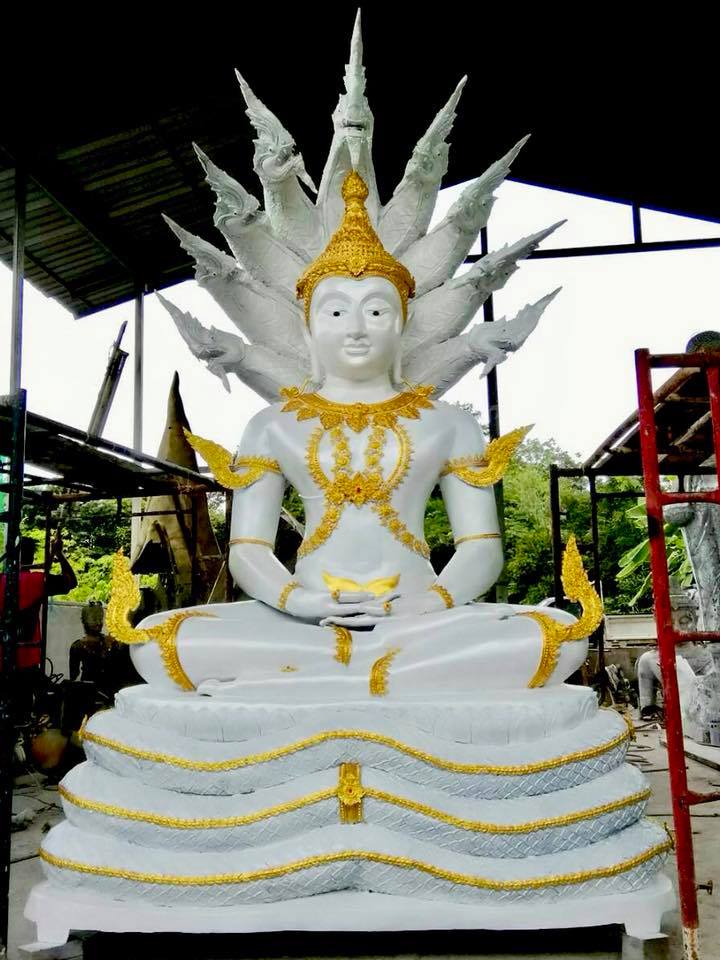 รูปหล่อ พระพุทธรูป เนื้อโลหะทองเหลือง (หน้าตัก60นิ้ว เนื้อโลหะ สูง3.7เมตร) (งานสั่งทำ)