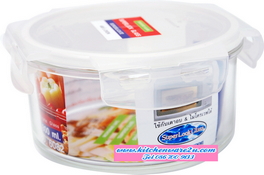 P05396 กล่อง Superlock แบบแก้ว (15.2*15.2*7.9 cm) จุ 750 มล. ดีไซน์ใหม่ เกรดเอ 6082 (ราคาส่งต่อ 12 ใบ:เฉลี่ย 100 บต่อใบ)