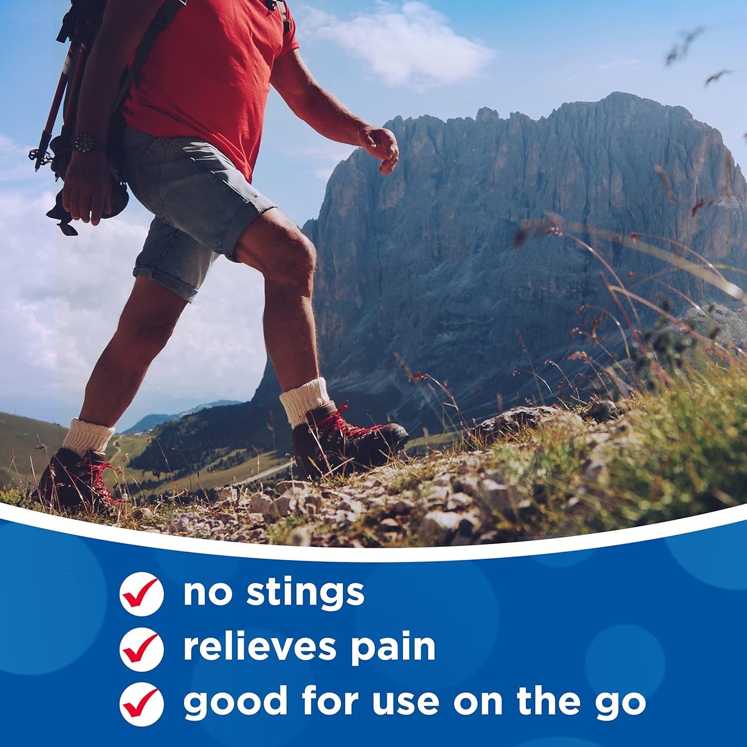 สเปรย์กำจัดเชื้อโรคและบรรเทาอาการเจ็บปวด Johnson & Johnson BAND-AID Antiseptic Cleansing Liquid To-Go-Spray