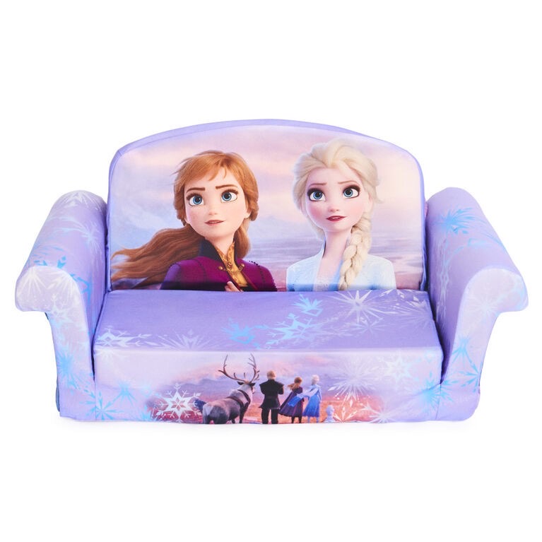 โซฟาเอนกประสงค์สำหรับเด็ก Marshmallow Furniture Disney Frozen 2 Children's 2-in-1 Flip Open Foam Sofa (2)