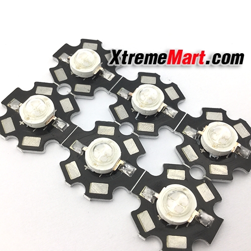 หลอด LED UV แสงสีม่วง 395-400nm 20mm 5W for Flashligh (หลอดละ)