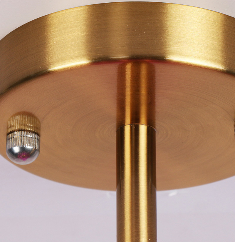 โคมไฟแขวนเพดานโป๊ะแก้วทรงพวงลูกโป่งโครงสีทอง รุ่น [DD-253]