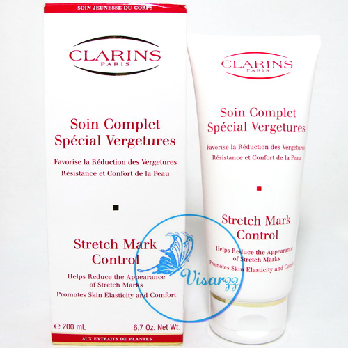 (ลดพิเศษ 33%) Clarins Stretch Mark Control 200 mL ครีมป้องกันท้องลาย สำหรับคุณแม่อายุครรภ์ 8 สัปดาห์ขึ้นไป