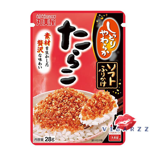 BBE.11/25 (ซองสีส้ม 28g รสไข่ปลาล้วน) ผงโรยข้าวญี่ปุ่น Marumiya Furikake ผงโรยข้าวญี่ปุ่น เพิ่มความอร่อย และเพิ่มประโยชน์ให้มื้ออาหาร