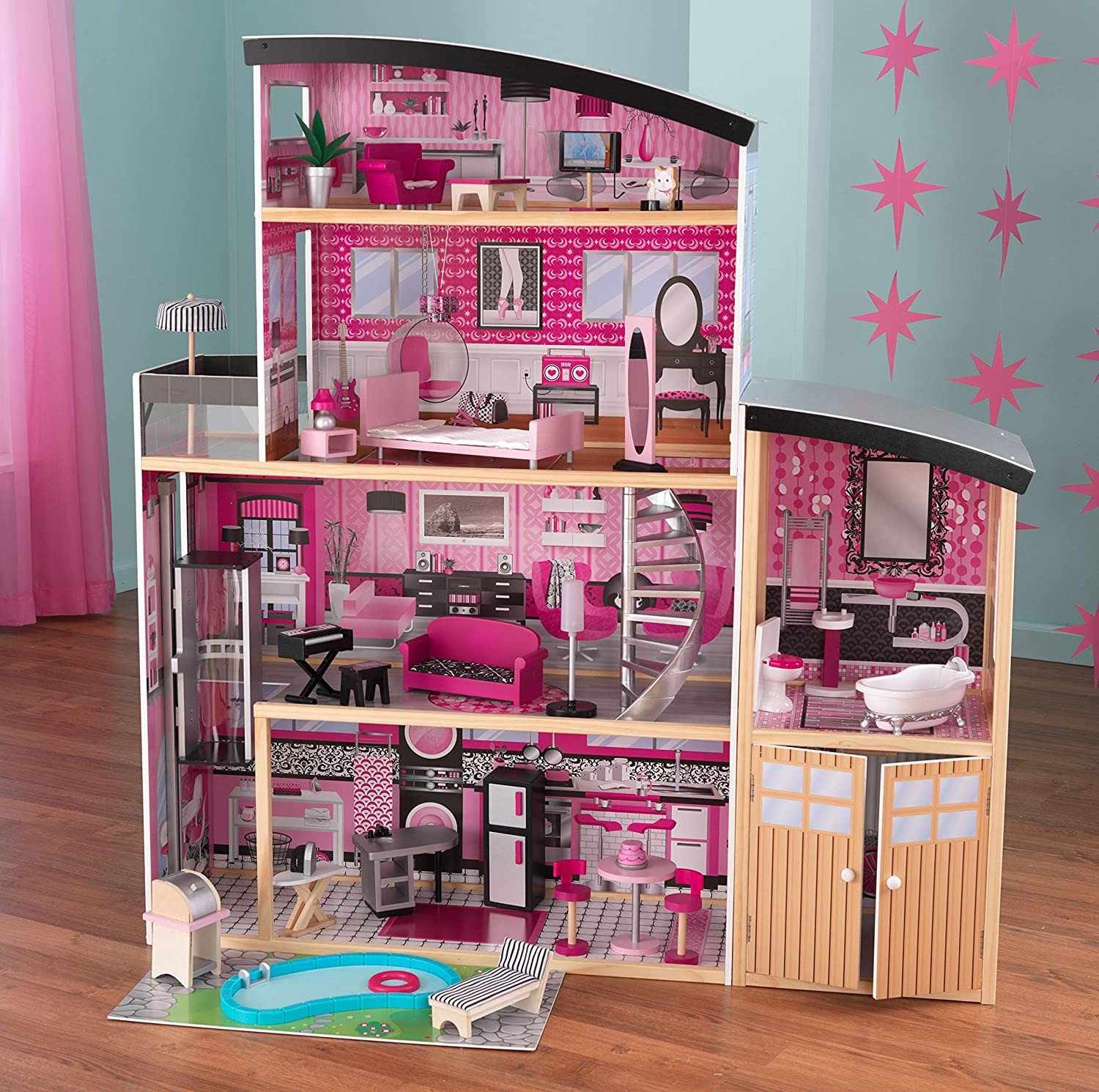 บ้านตุ๊กตาสุดหรูหลังใหญ่พิเศษ KidKraft Sparkle Mansion Dollhouse