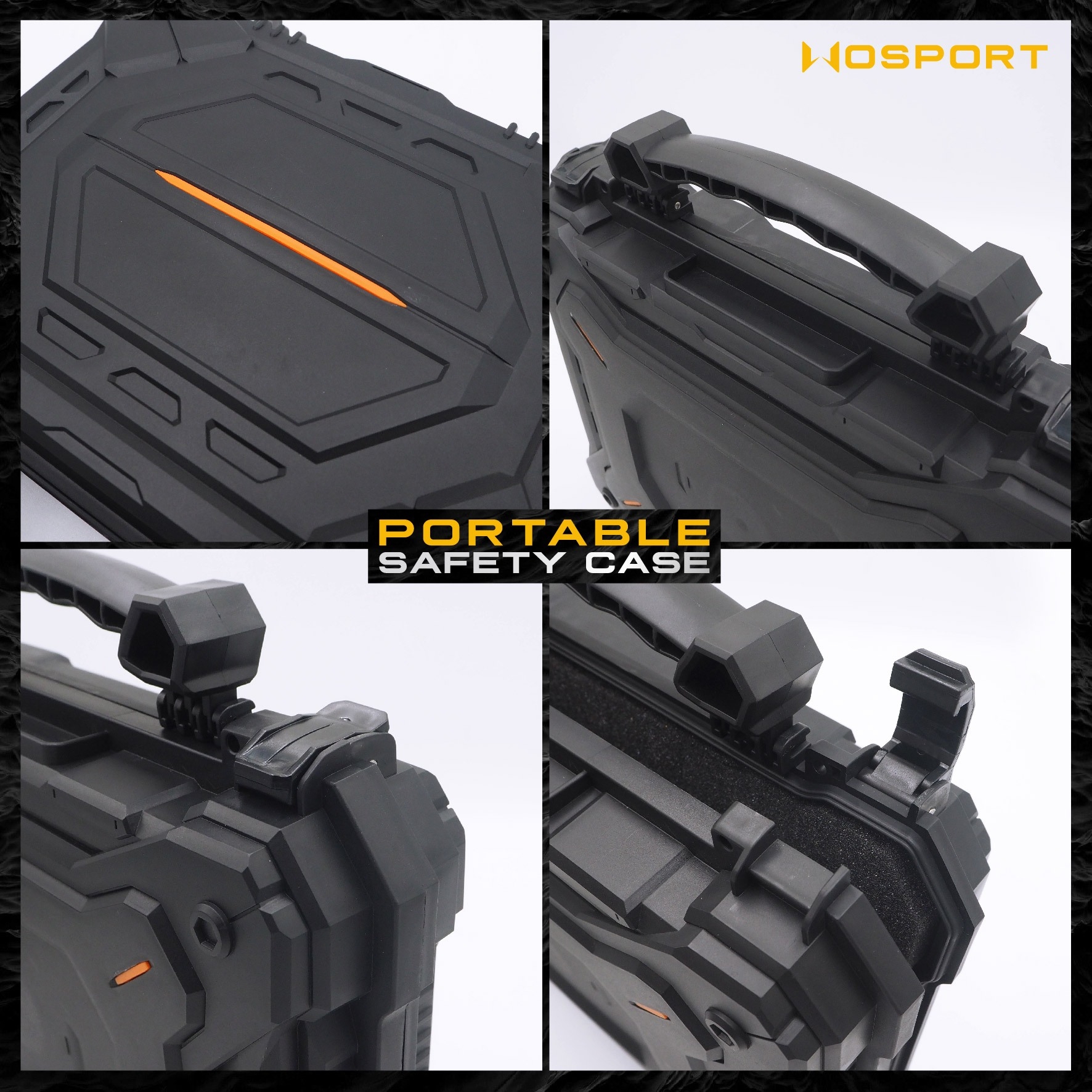 🇹🇭⫸ กล่องอุปกรณ์ขนาด 12.6 นิ้ว ( Wosport ) Portable Safety Case [ GB-51 ]