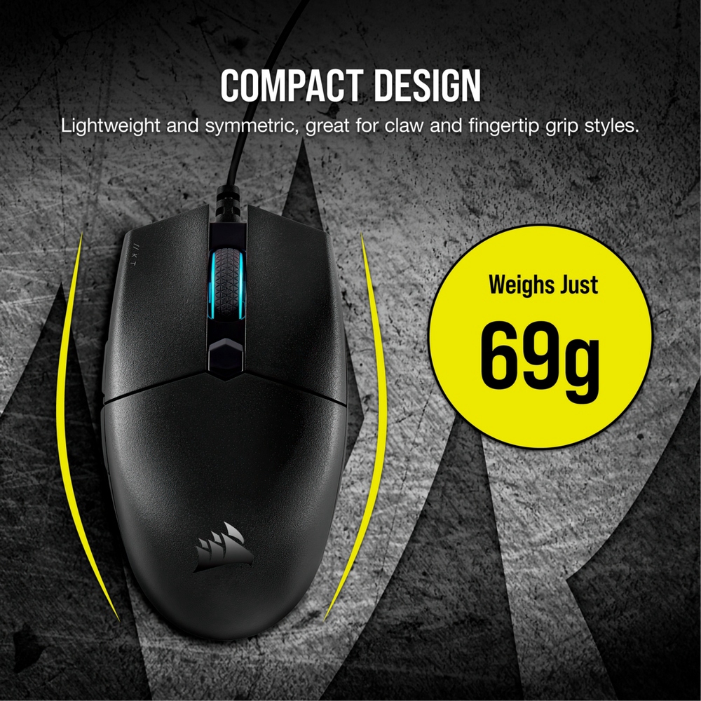 MOUSE CORSAIR KATAR PRO RGB 12,400 DPI #เม้าส์เกมมิ่ง