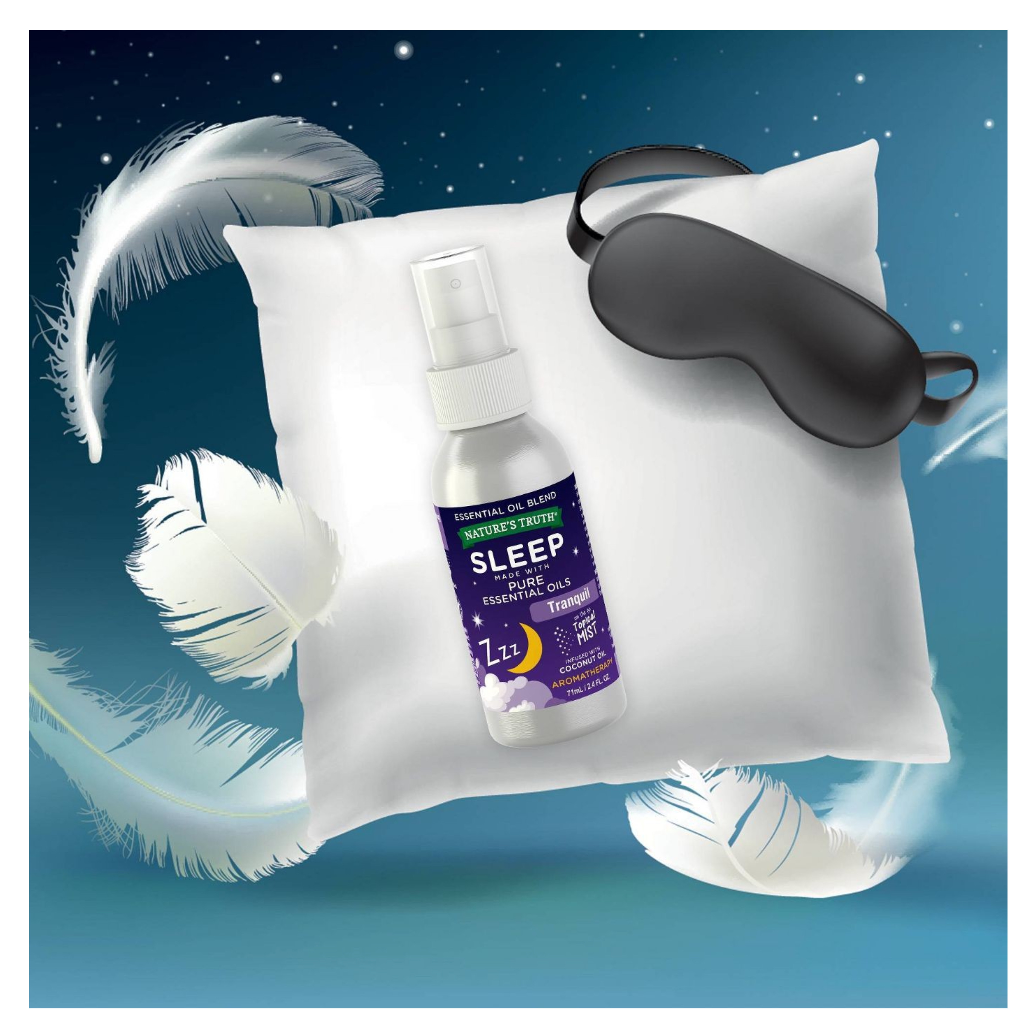 สเปรย์กลิ่นอโรมา Nature's Truth Sleep Essential Oil Mist - Tranquil