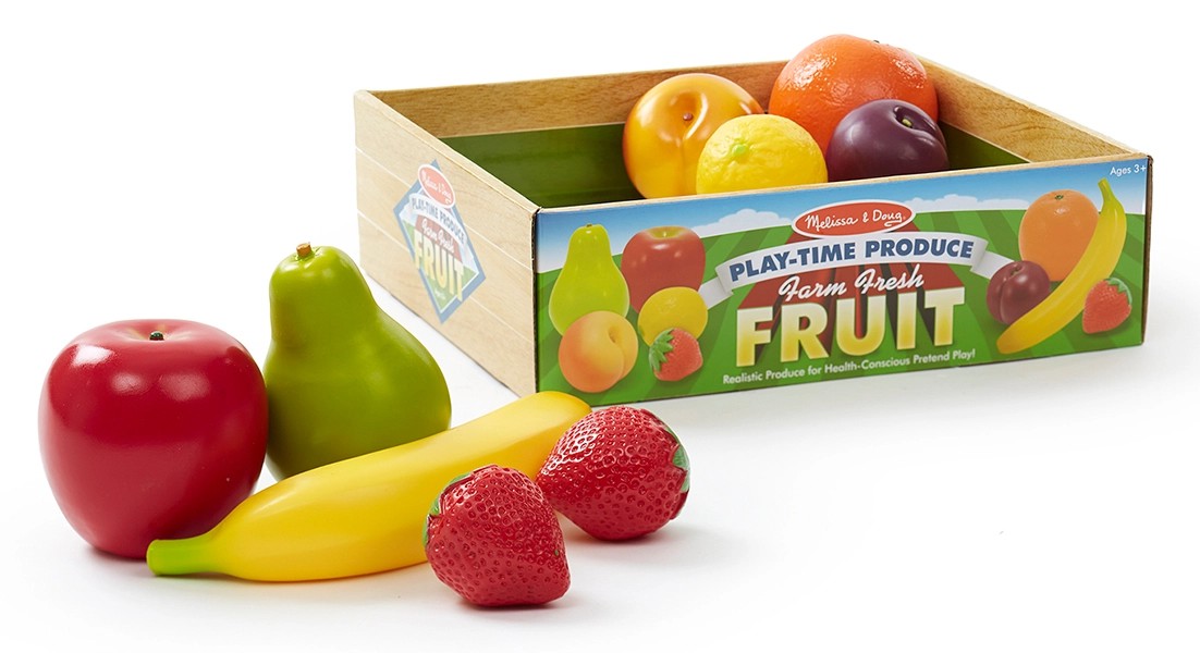 ชุดของเล่นผลไม้จำลอง Melissa & Doug Play-Time Produce - Farm Fresh Fruit