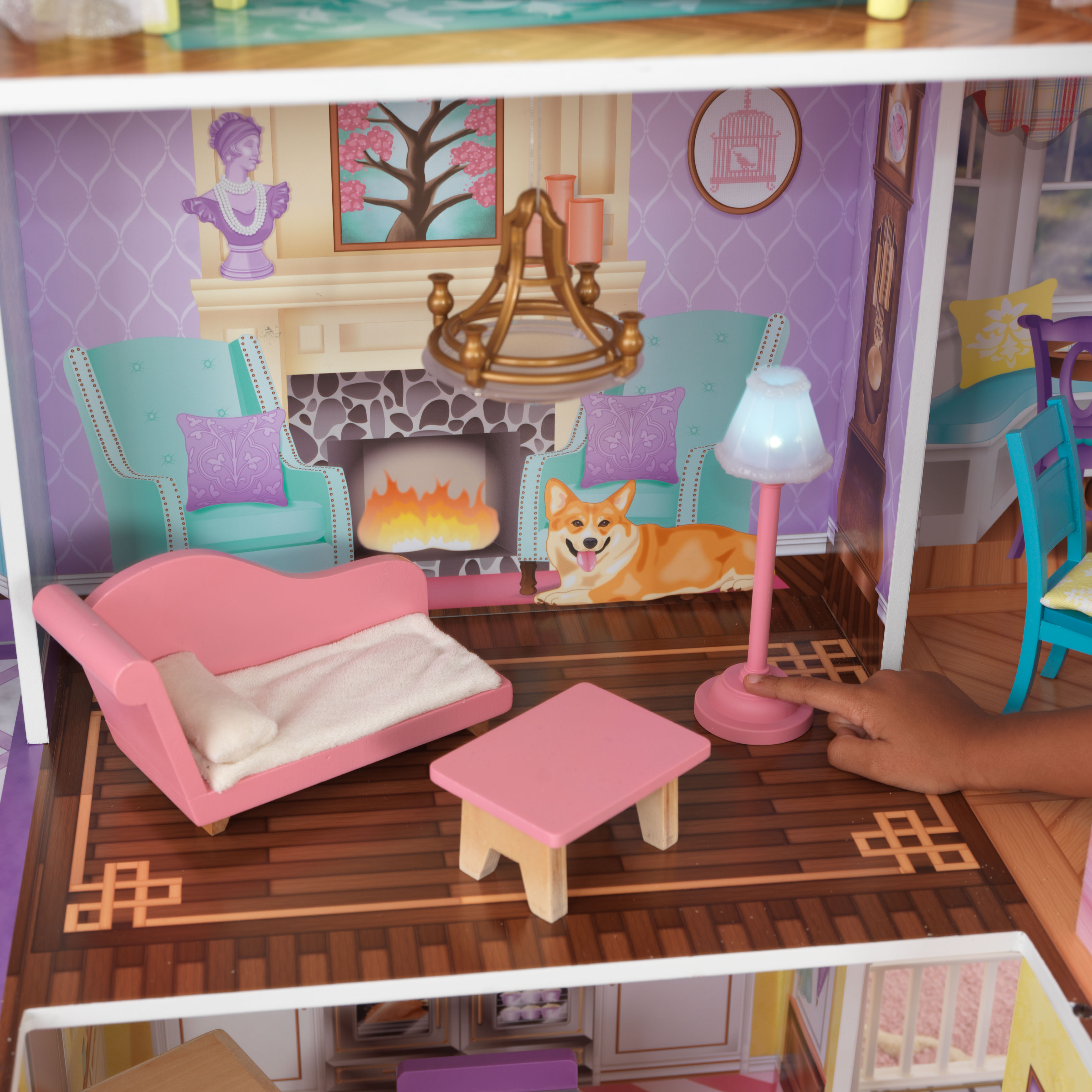บ้านตุ๊กตาหลังยักษ์ทรงคันทรี KidKraft Country Estate Dollhouse