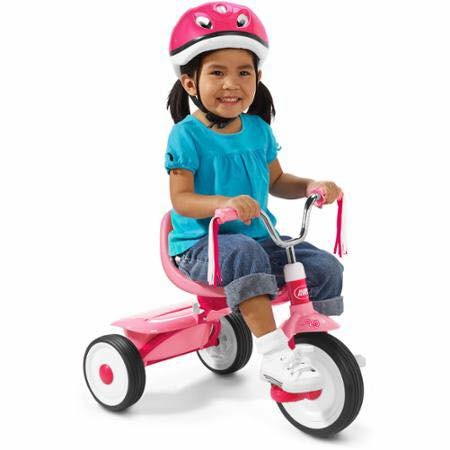 จักรยานสามล้อพับเก็บได้สำหรับเด็กเล็ก Radio Flyer Folding Trike 2Go (Pink)