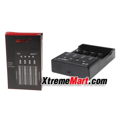 เครื่องชาร์จแบตเตอรี่ AWT battery charger C4-2A charger with usb wall charger