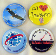 เข็มกลัดพลาสติก เข็มกลัดปั๊ม