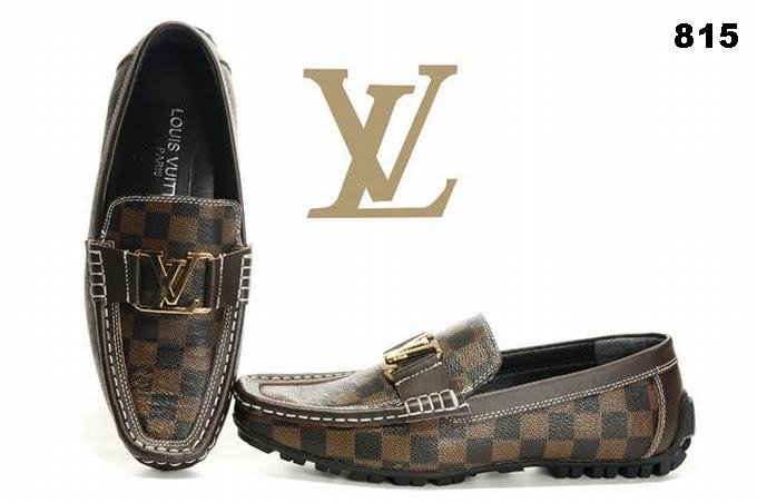 รองเท้า l loafer damier leather มี 3 สี ดำ ขาว น้ำตาล size 40-47