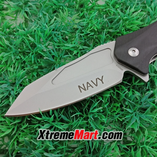 มีดพับ NAVY SR631A Portable Pocket Liner Lock Folding Knife with G10 Handle