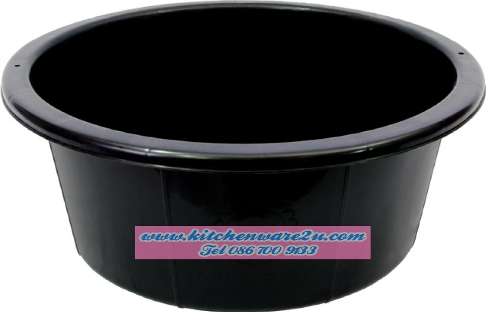 P07179 กะละมัง 61 ซม (61*61*25 cm) สีดำ No.168-4 ราคาส่งต่อ 1 โหล: 12 ใบ: เฉลี่ย 65 บต่อใบ