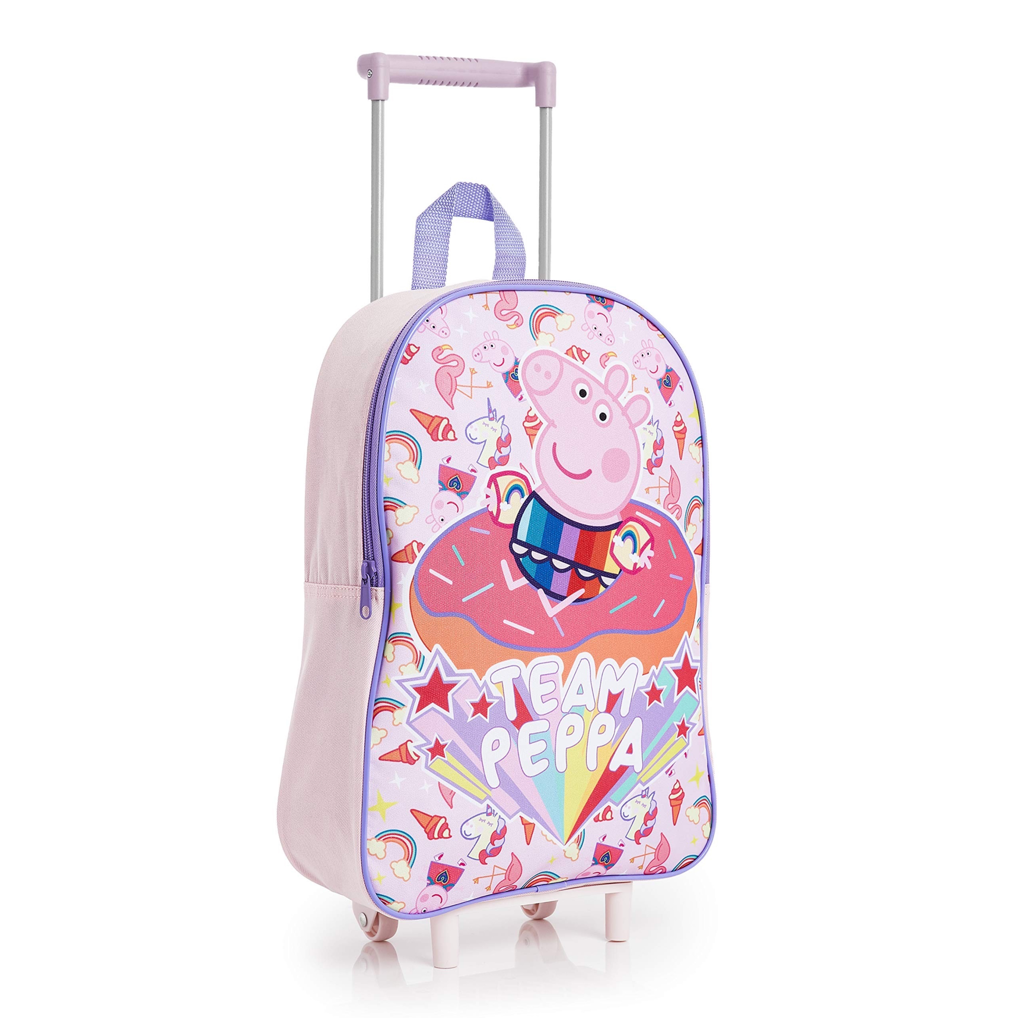 กระเป๋าล้อลากสำหรับเด็กเล็ก Peppa Pig "Team Peppa" Kids Pull Along Wheeled Trolley