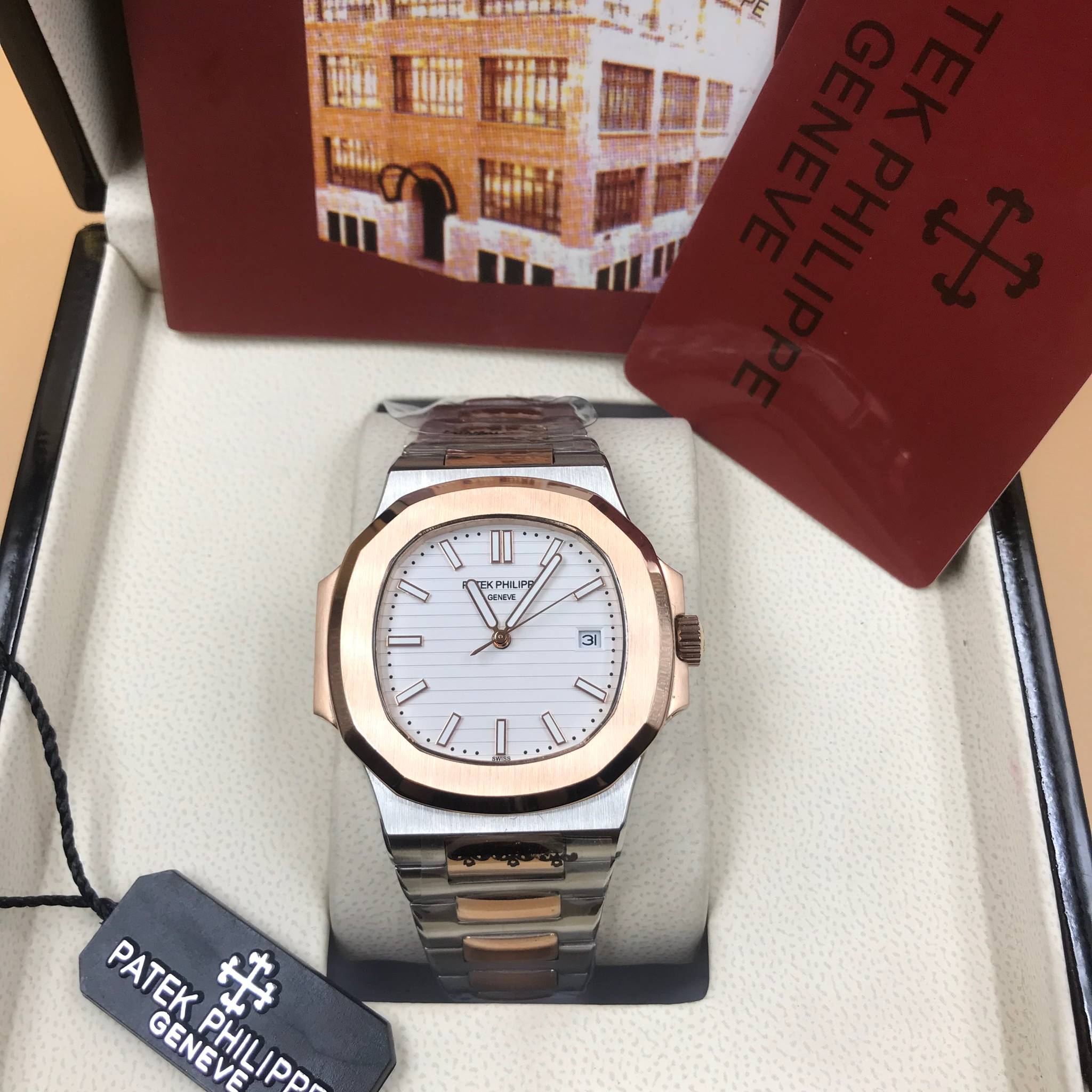 นาฬิกา Patek Philippe รุ่น Men Nautilus สายเลสสี 2K งาน Mirror Swiss